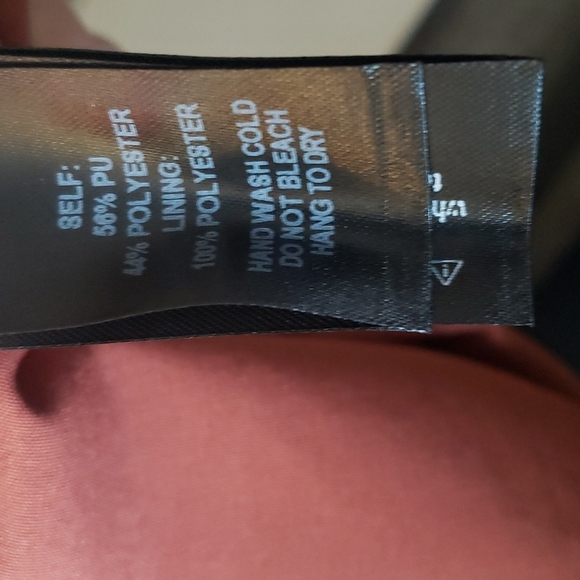 Lulus Vegan Leather Brown clay skirt - Picture 5 of 7